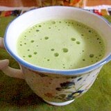 豆乳で作るソイ抹茶ラテ